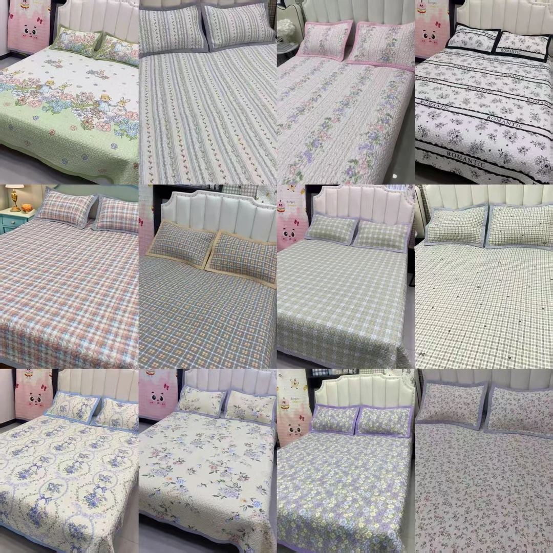 【夹棉床盖 拍一发三】四季通用床盖加厚防滑榻榻米炕盖可机洗