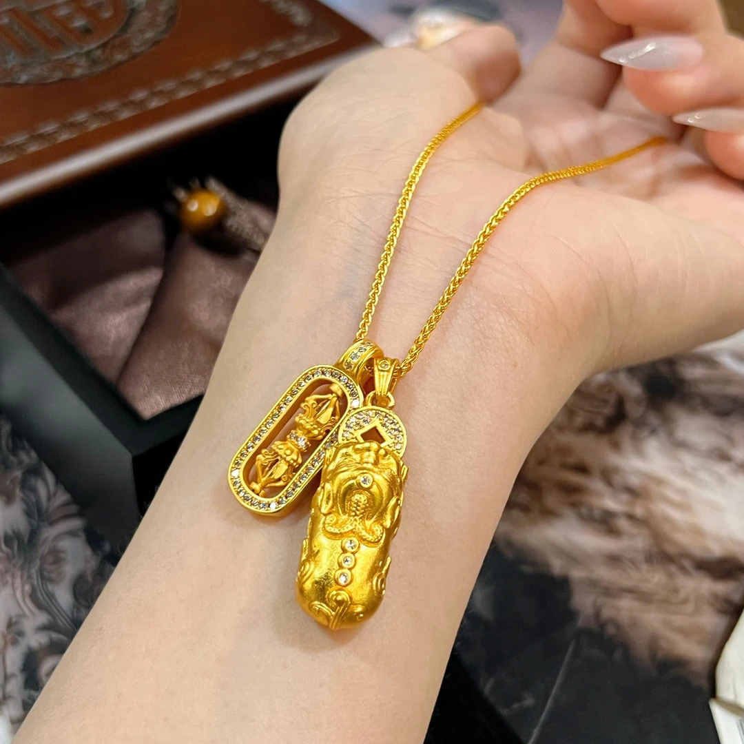 合金项链 【貔貅金刚杵项链】新中式高级气质时尚款