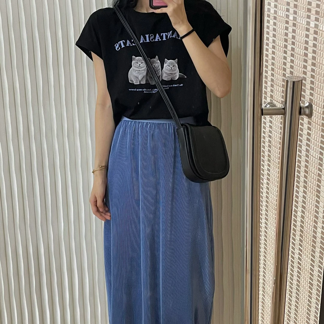 【红红夏季款】牙签半裙压皱舒服半裙2899