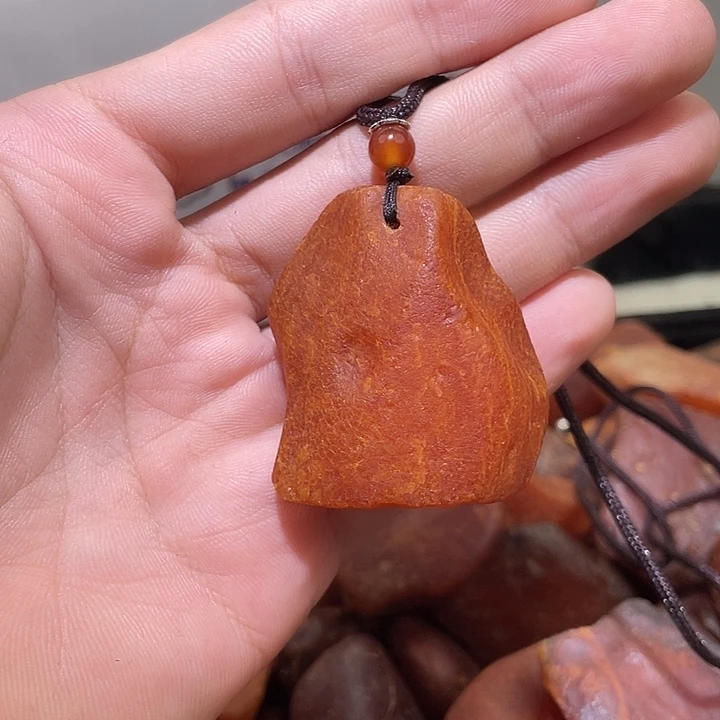 裸石琥珀未镶嵌吊坠