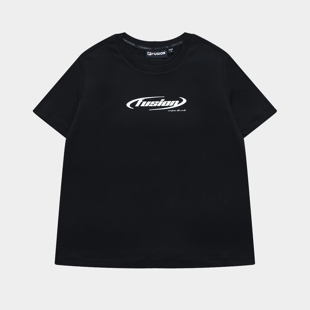 FILA FUSION斐乐女子SP潮流运动短袖T恤圆领夏季透气T11W425105F