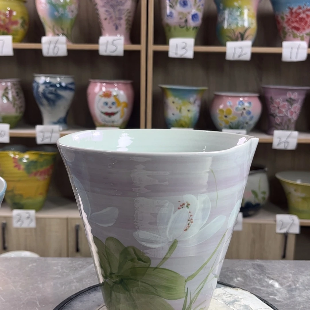 景德镇陶瓷花盆花盆