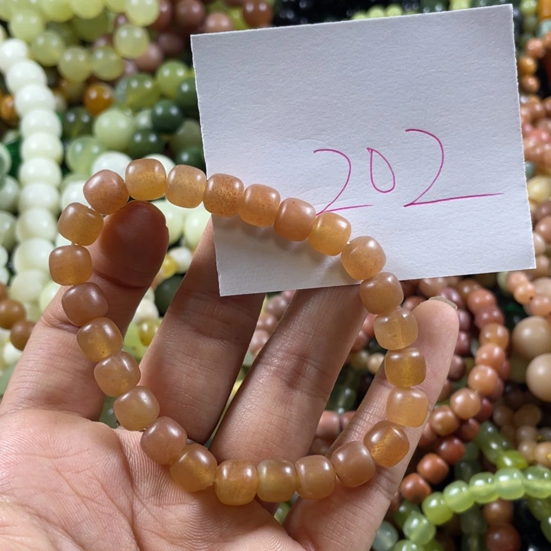 未镶嵌蛇纹石玉手链