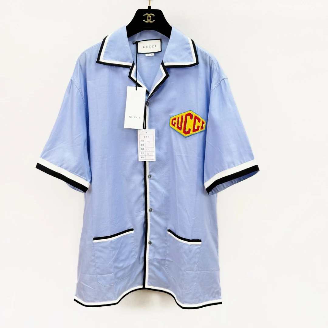 未使用 GUCCI/古驰 衬衫 正品 48码 胸围112 衣长71