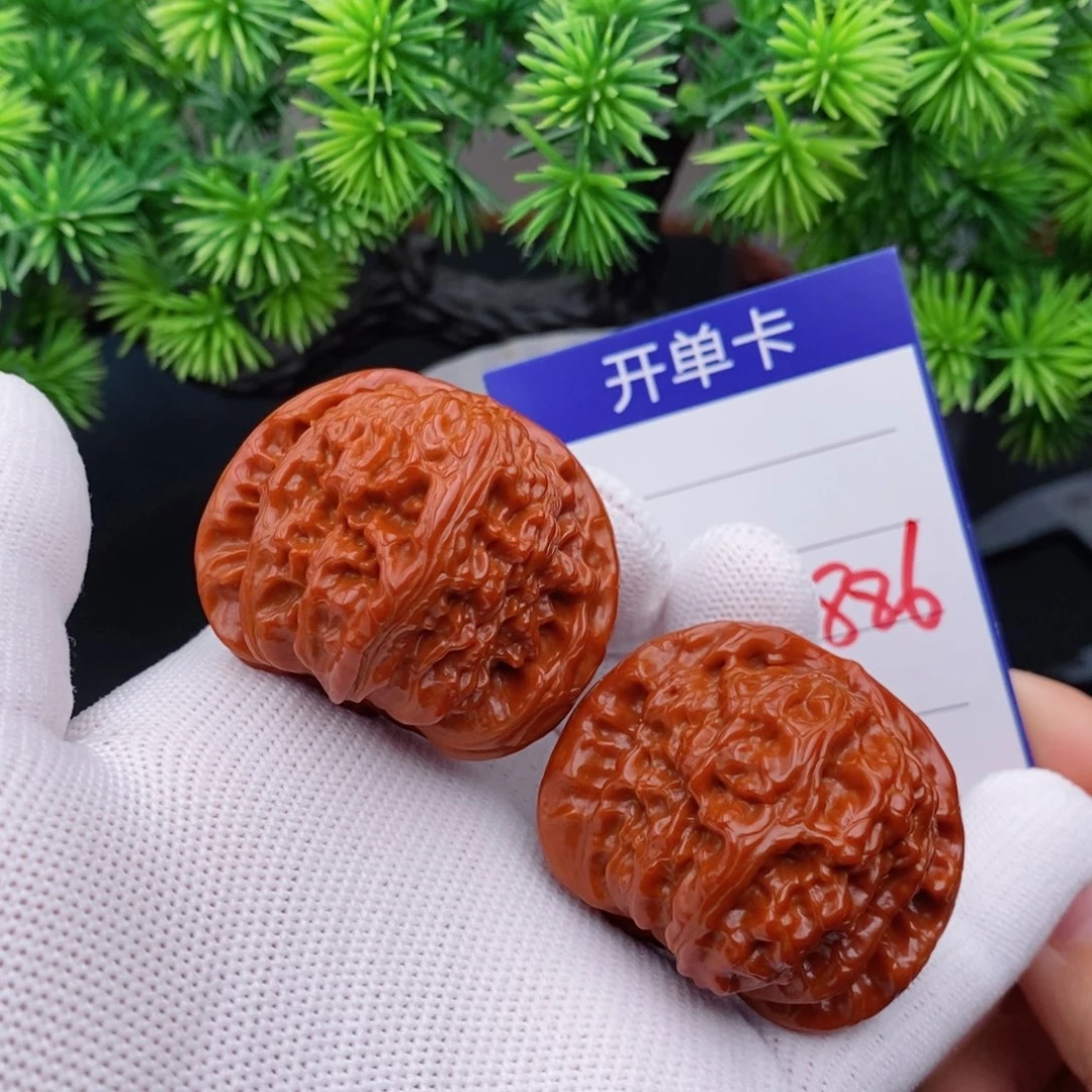 把件文玩核桃43球白886