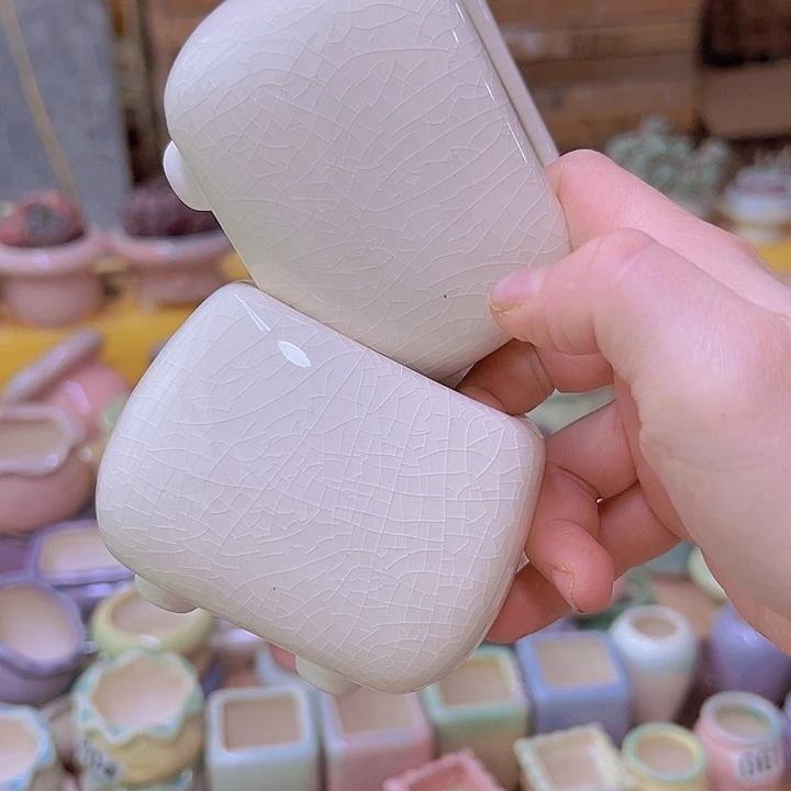 红陶陶瓷花盆当场满12包邮