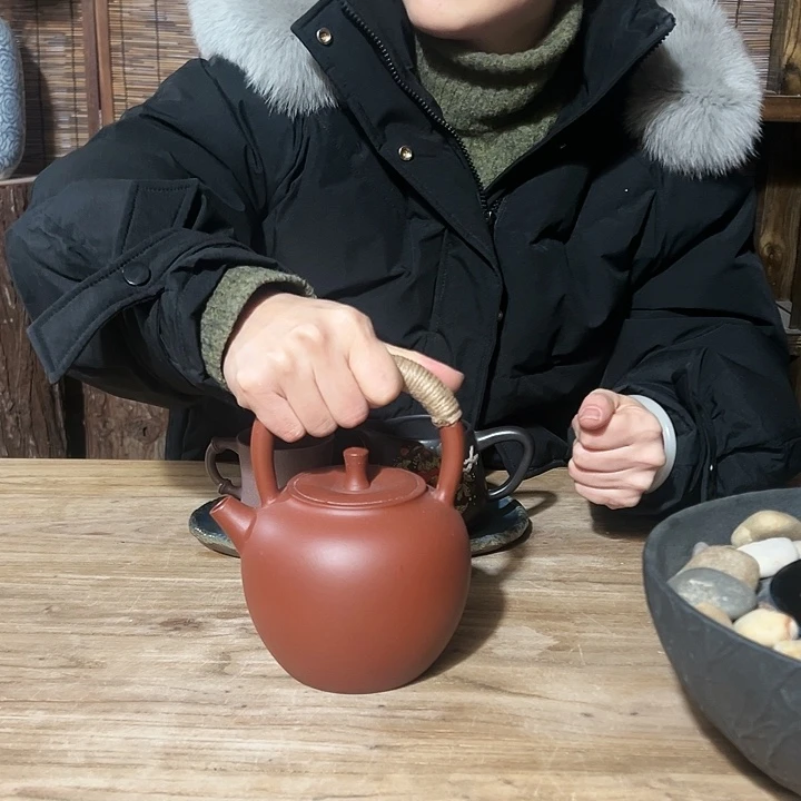 紫砂茶叶盒红色壶8888888888