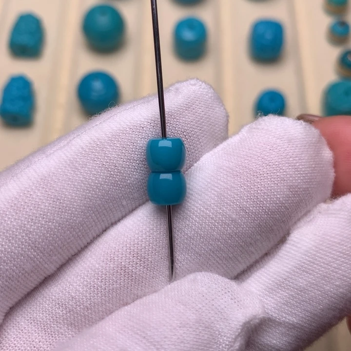 未镶嵌绿松石绿松石直切5.9