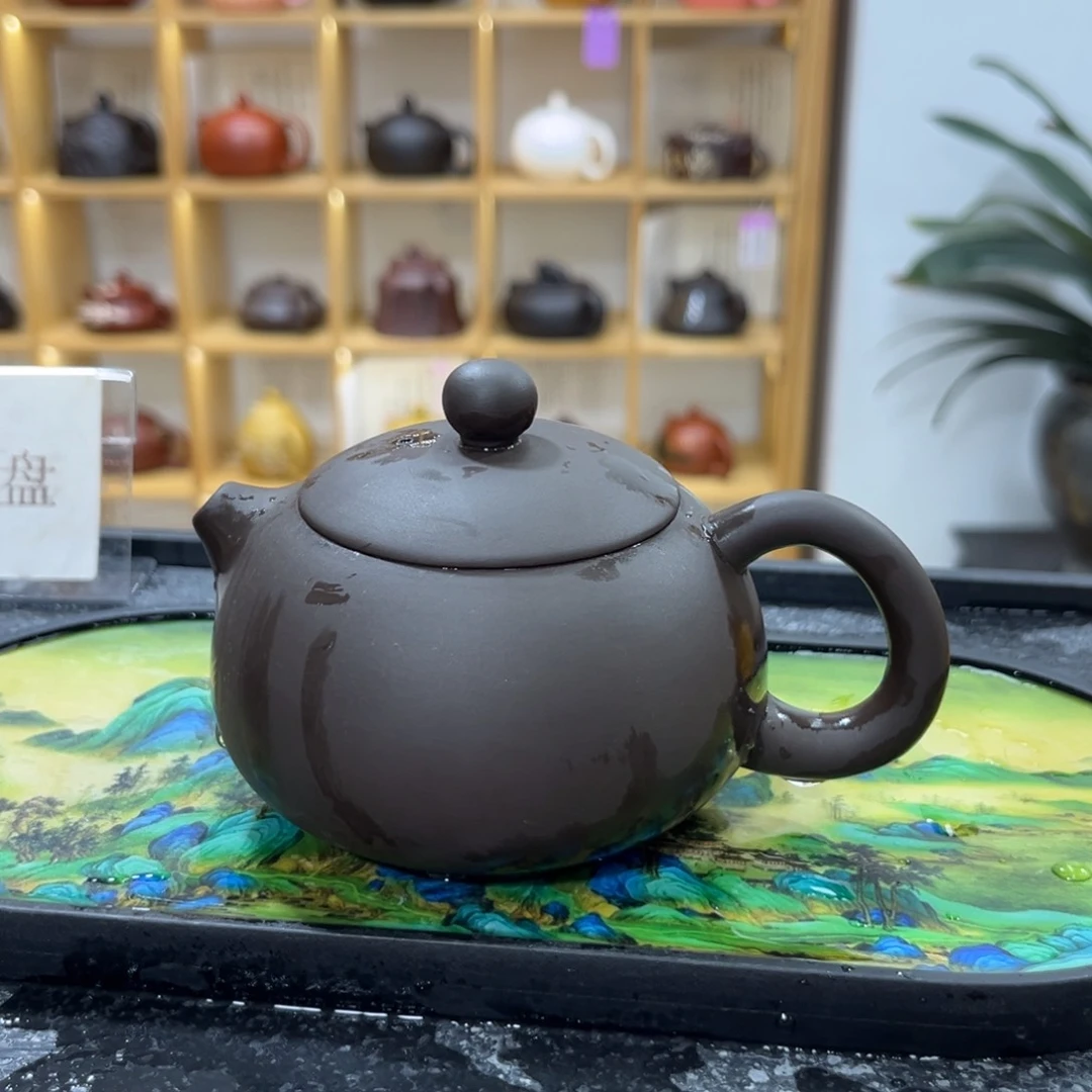 紫砂紫砂林世科黑美人凤鸣西施200cc