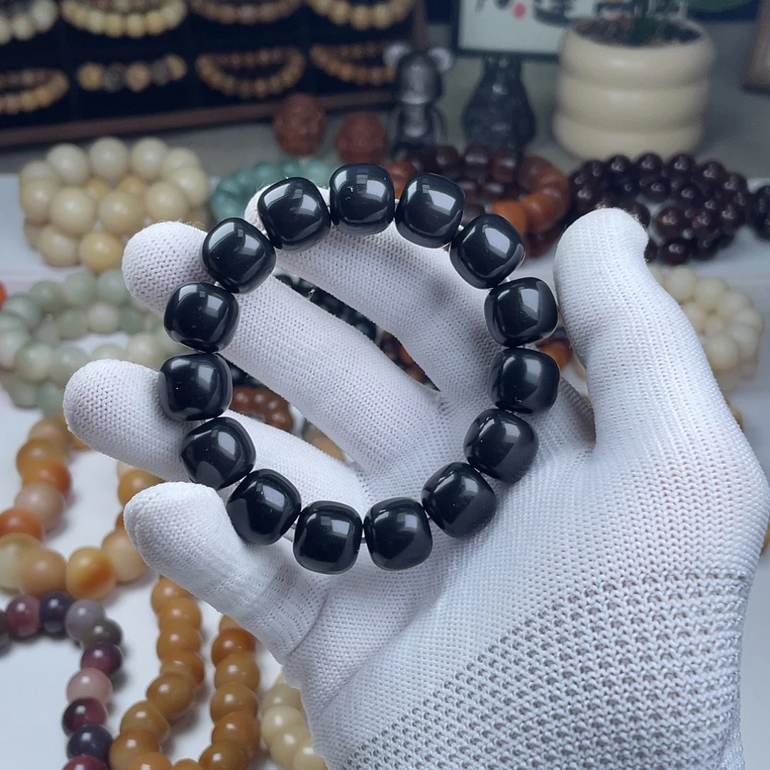 手串菩提根/象牙果福利菩提干磨桶珠单圈瑕疵不补