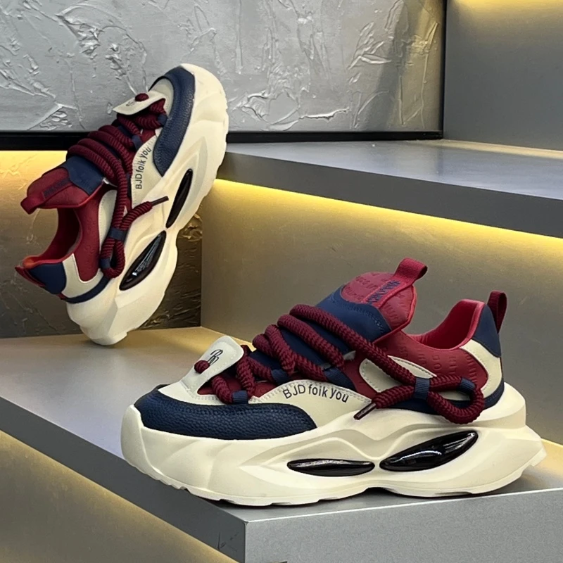 法莎尼亚男鞋冬季新款皮面休闲加绒保暖棉鞋气垫男厚