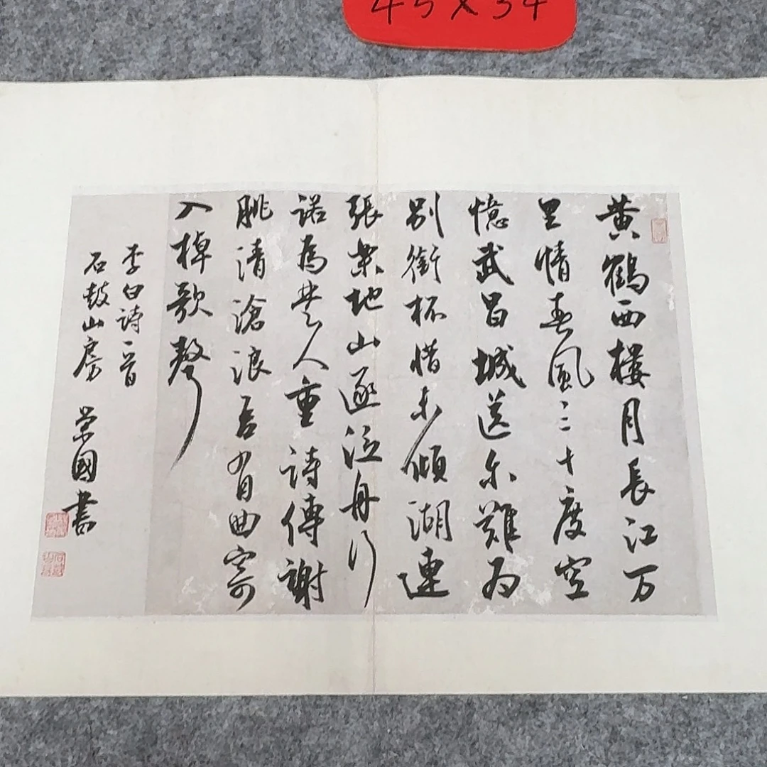 书法国展书家杨荣国45×34