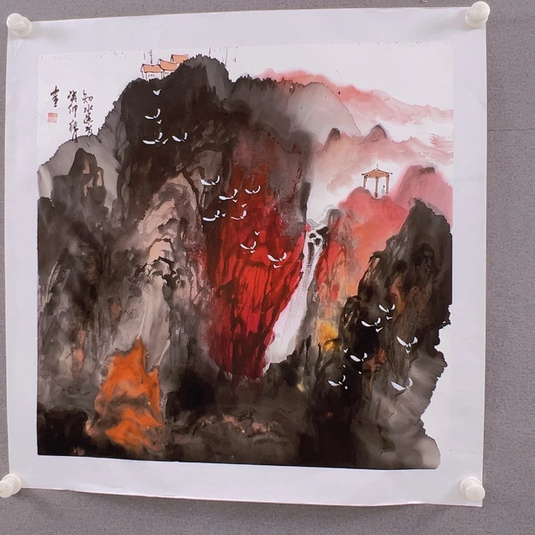 国画当代艺术，展览作品