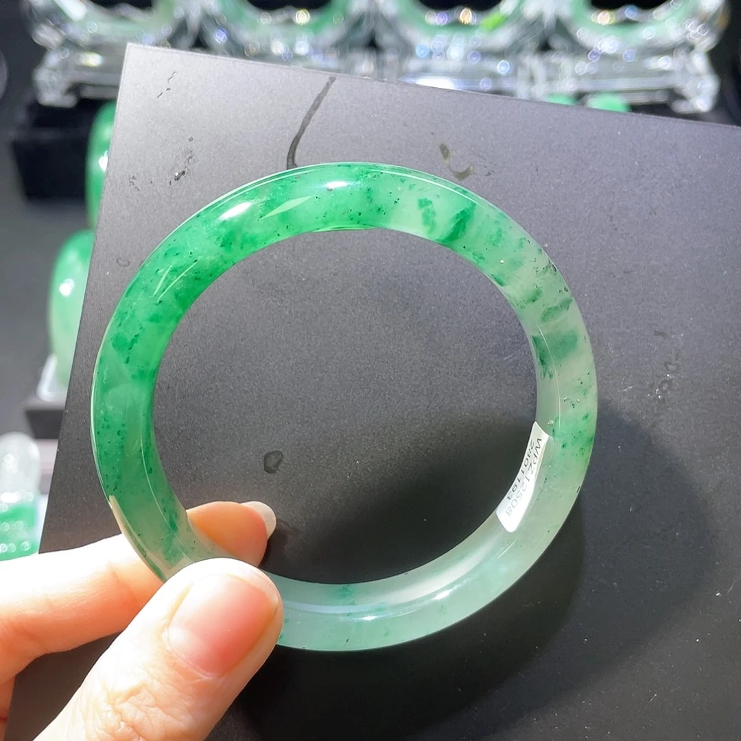 合金手镯石英质玉（非洲翠）