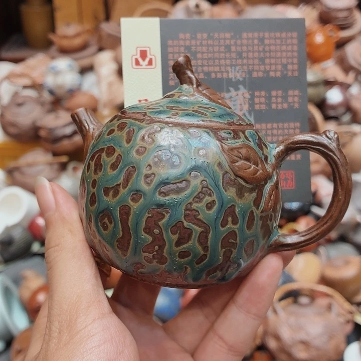 柴烧老岩泥高温茶器皿