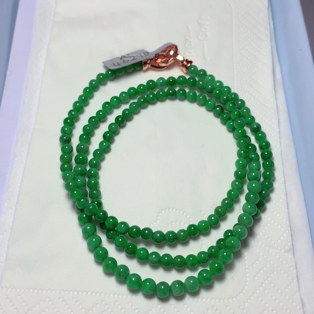 翡翠颈饰未镶嵌项链