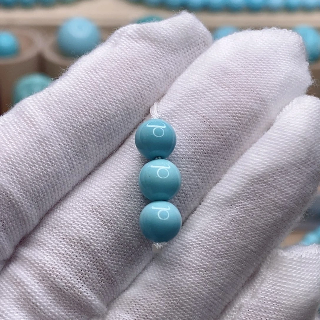 绿松石未镶嵌珠宝奇石6.6mm