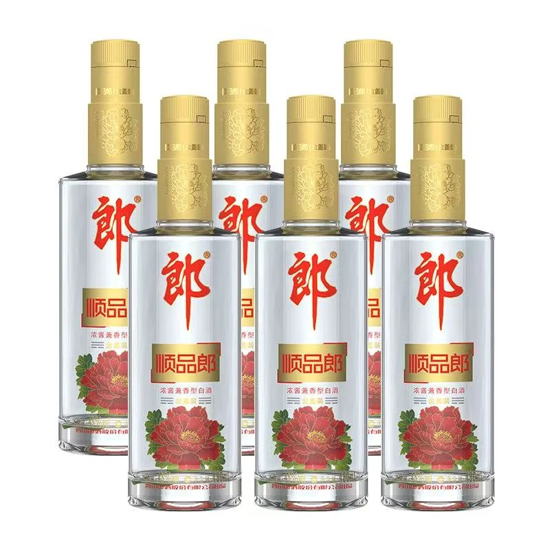 郎酒顺品郎金盖480浓酱兼香型45度480ml*6瓶 口粮酒45度