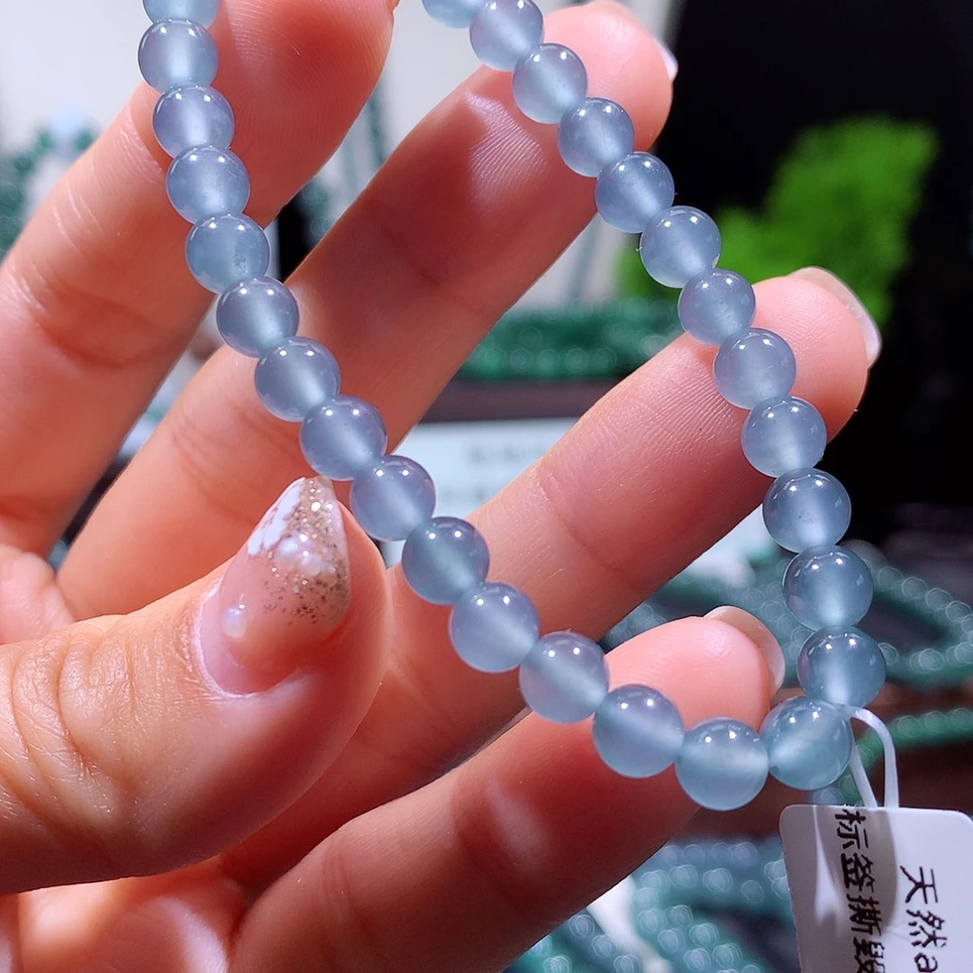 翡翠未镶嵌手链天然a货翡翠手串6mm