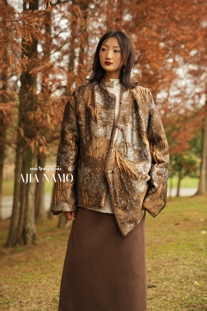 AJ-NAMO原创设计款秋韵半身裙