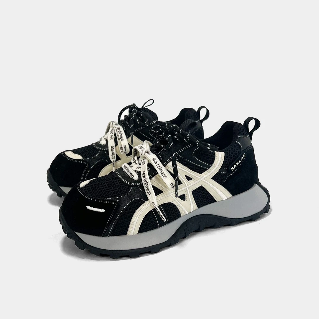 透气圆头时尚休闲鞋潮流春季老爹鞋