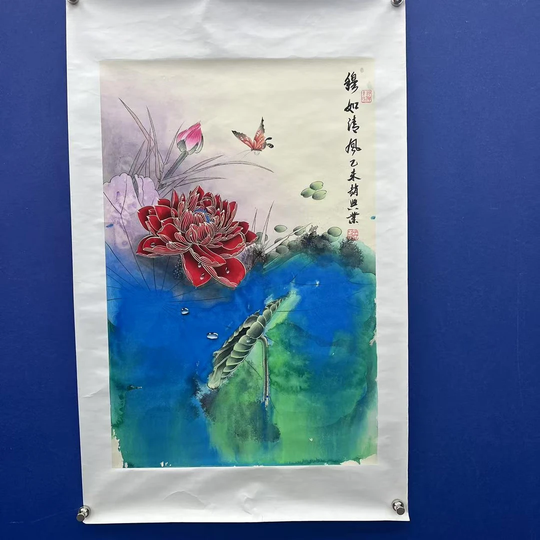 赵兴业《穆如清风》四尺三开 托裱  68*45cm -古墨堂
