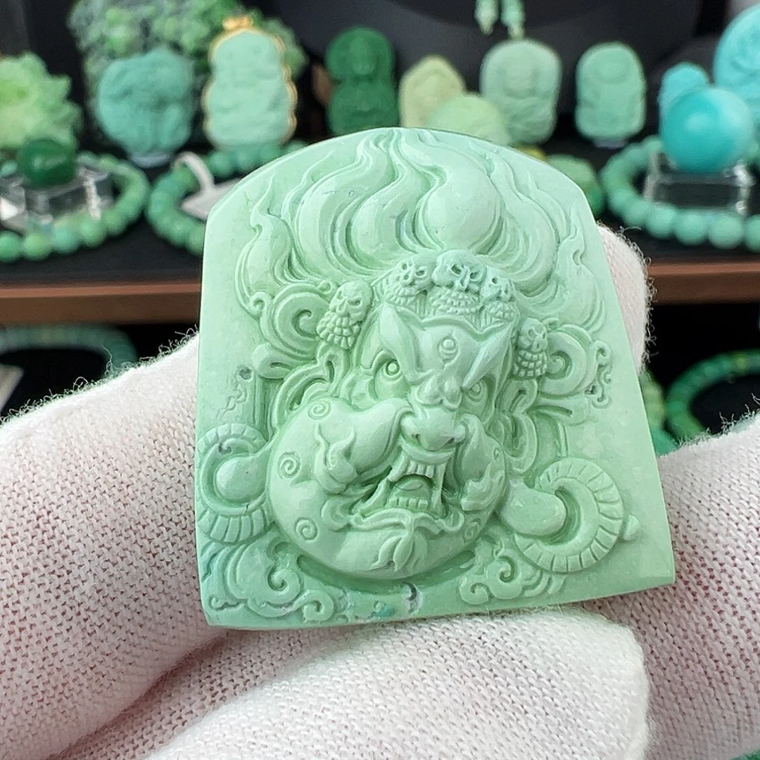 绿松石未镶嵌绿松石主播我万丽