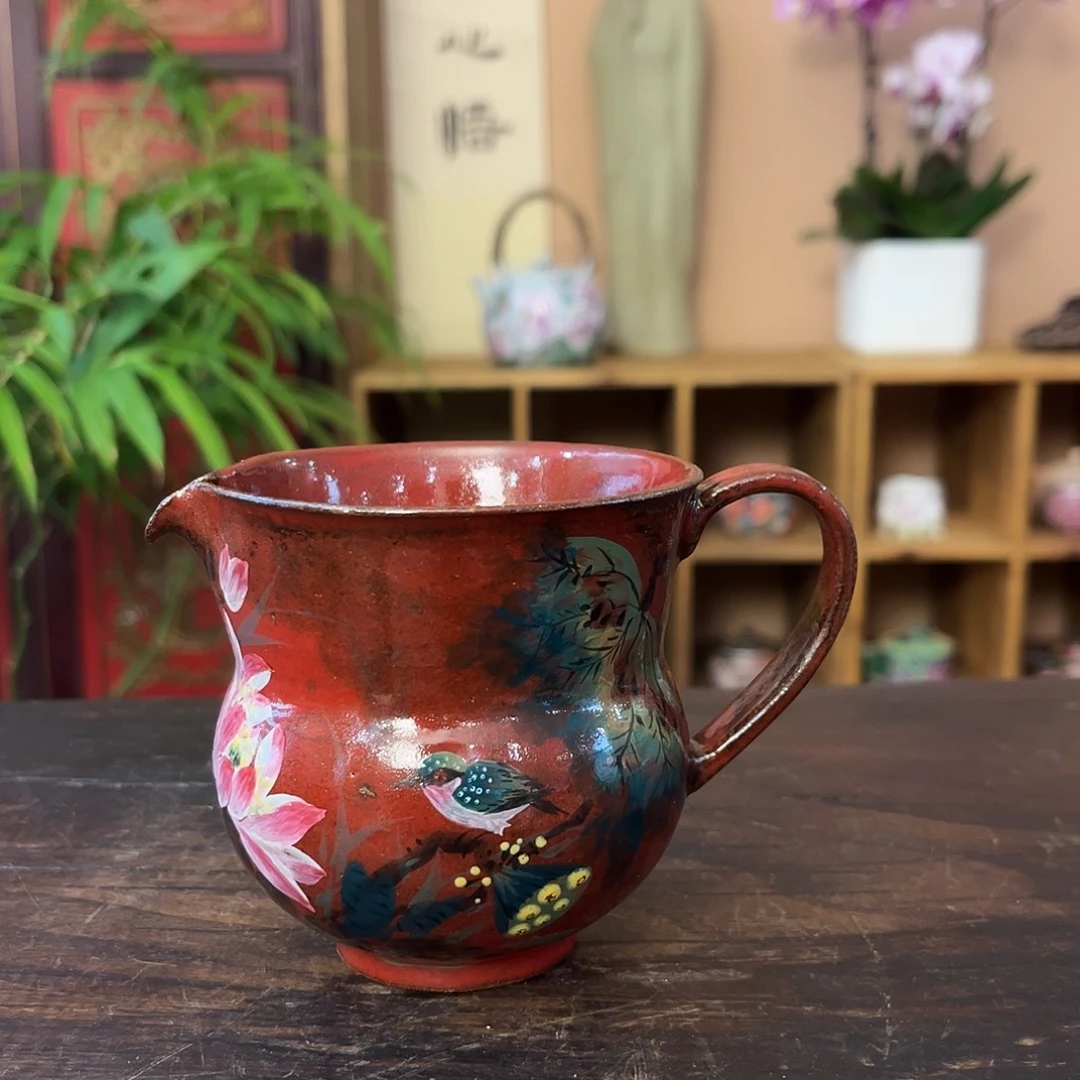 景德镇柴烧手工手绘茶具