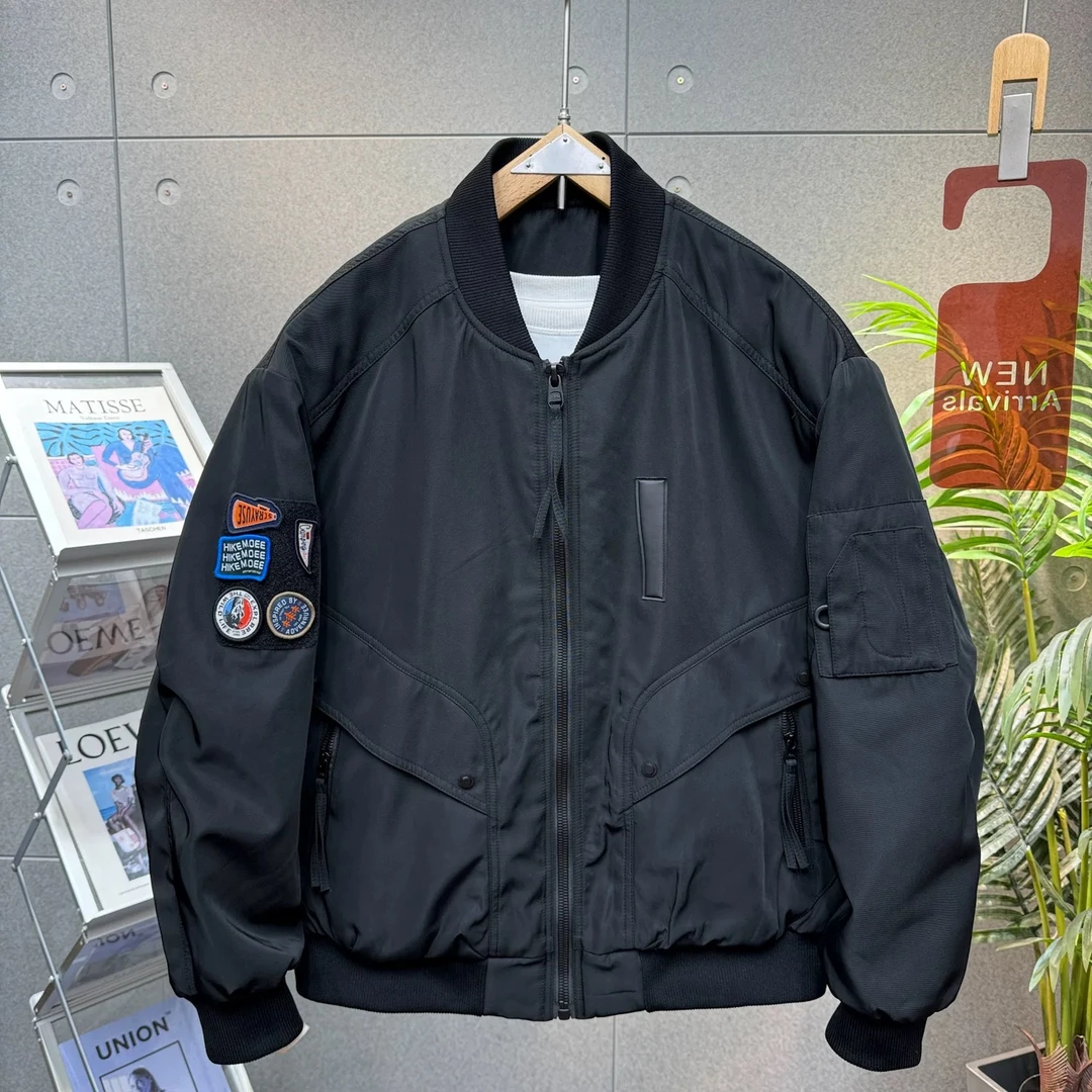 冬季保暖棒球领机车服棉衣棉服韩版时尚潮流宽松