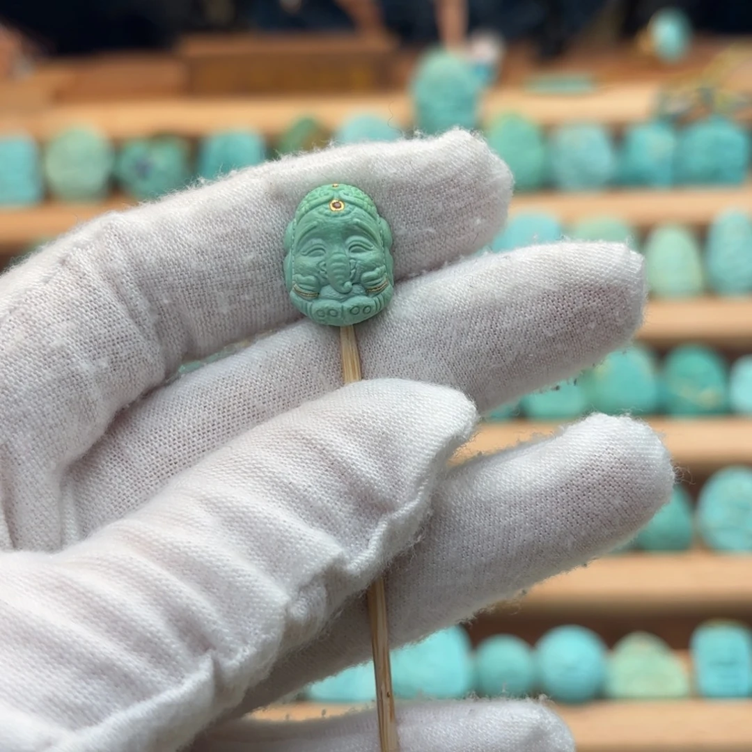 绿松石未镶嵌配饰