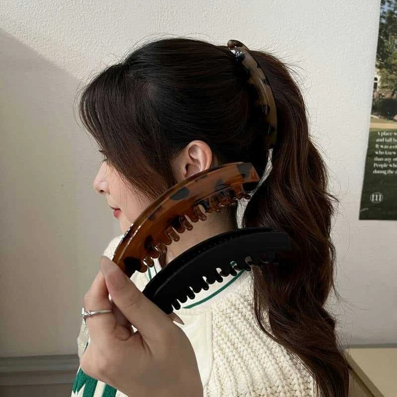 网红气质大号 高马尾香蕉夹发量多 蓬松神器马尾夹显发量发饰发夹