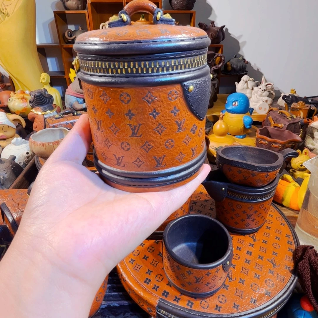 潍***带茶叶盒紫砂纯手工制作过程就是
