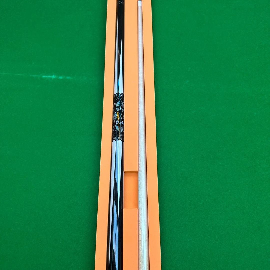（蝴蝶）分体中式黑八九球大头台球杆打感通透