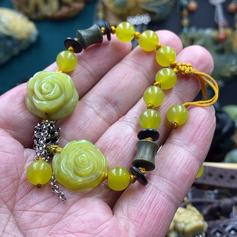 【闪购商品】蛇纹石玉未镶嵌手牌