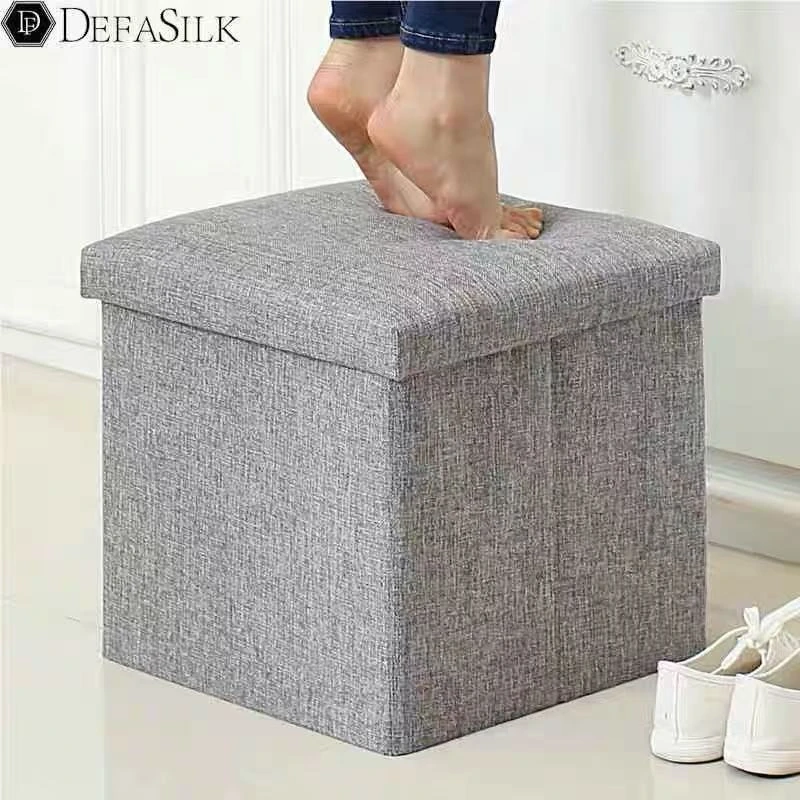 正方形收纳凳颜色随机到手2个