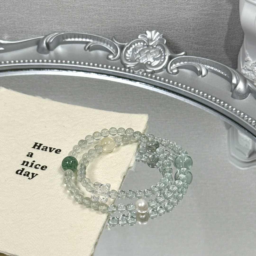 此品149元 此链接需拍2份，单拍发空包《薄荷曼波》绿萤石手串