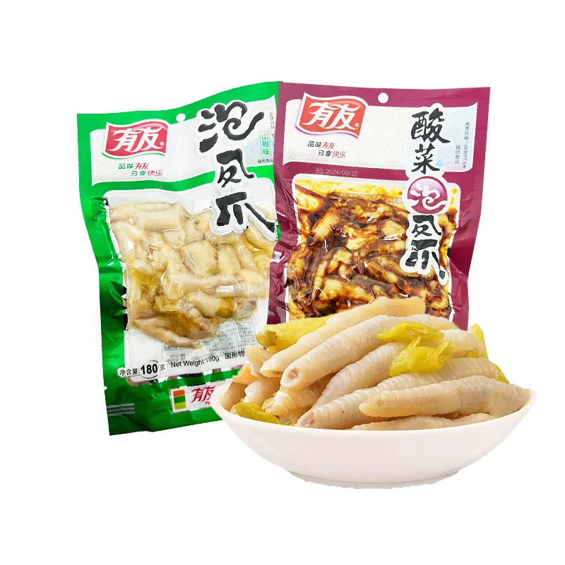 【2025-04-25到期】有友山椒酸菜泡椒凤爪180g