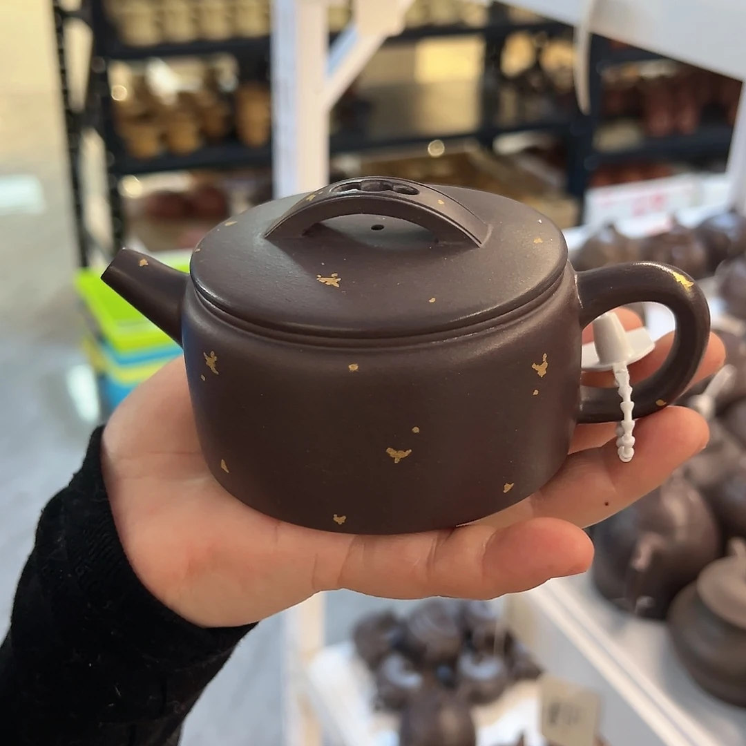 紫砂茶壶黄龙山原矿天青220