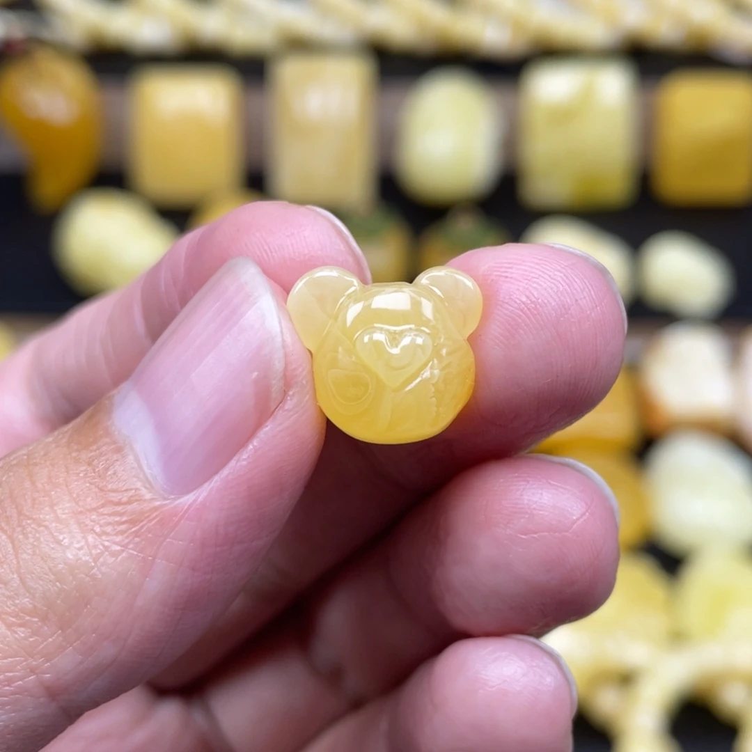 琥珀未镶嵌裸石琥珀蜜蜡