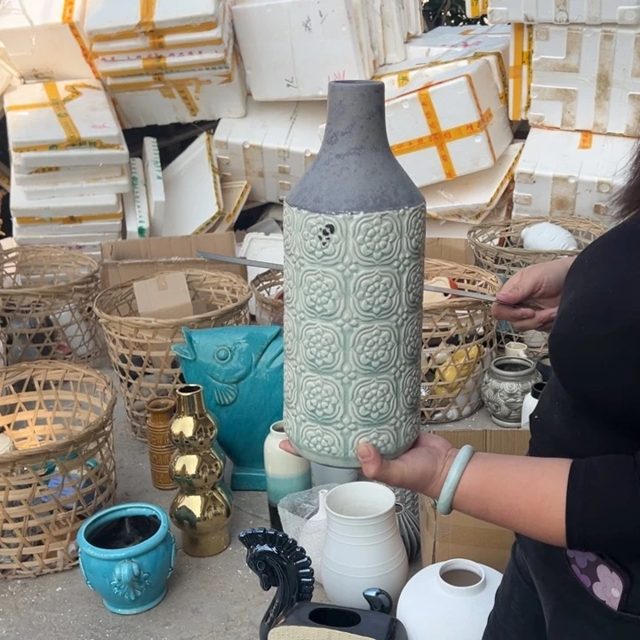 瓶高度36厘米口径4厘米微瑕捡漏