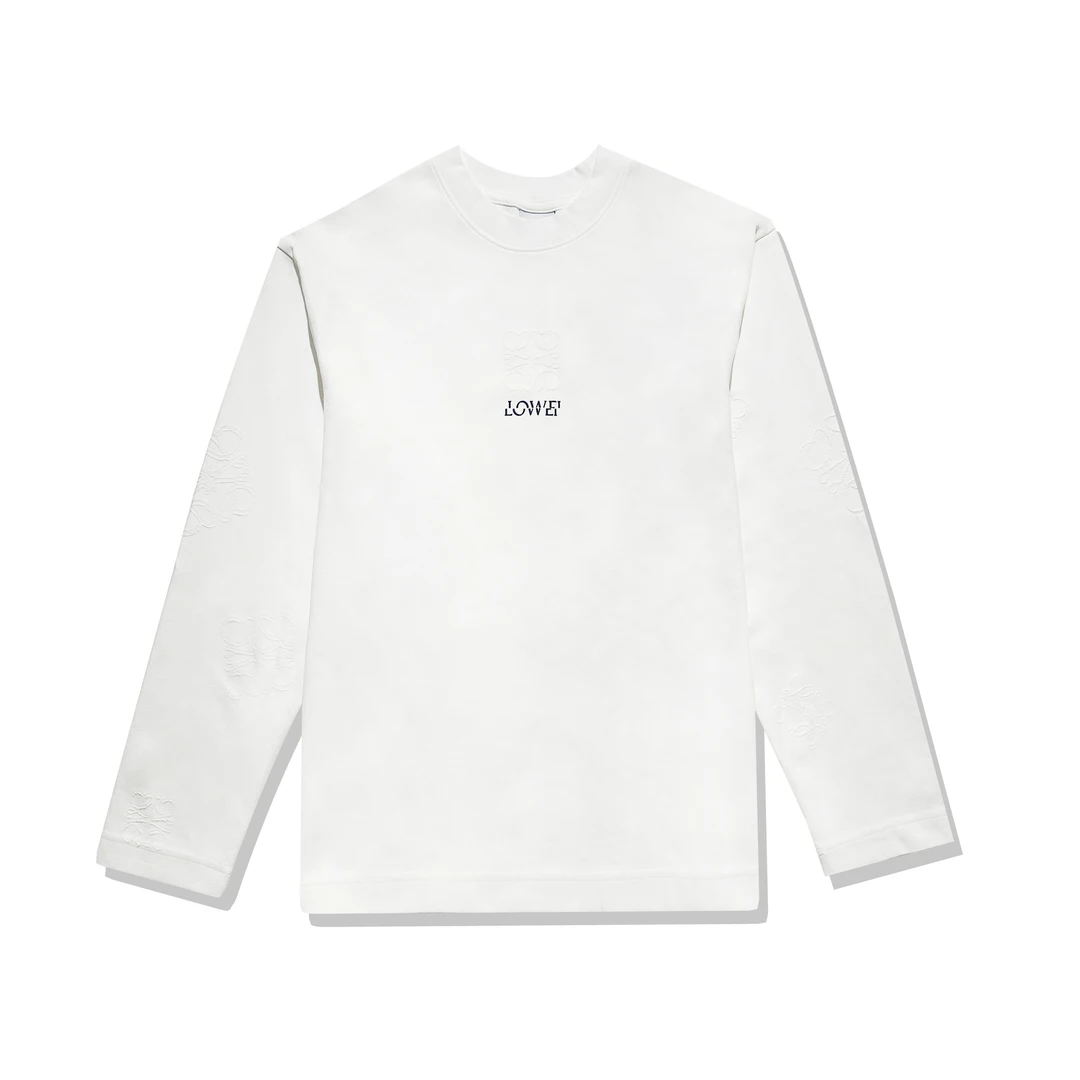 【镁汐专属】罗家字母印花圆领卫衣男 DT0687