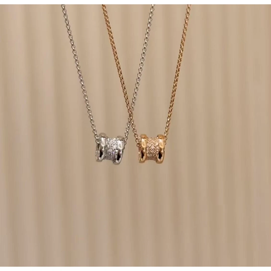 合金项链 弹簧手连项链系列925 时尚气质轻奢百搭经典设计师款丝