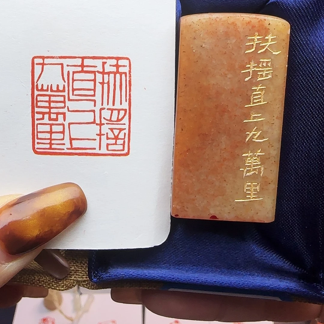 寿山石印石扶摇直上九万里2.5