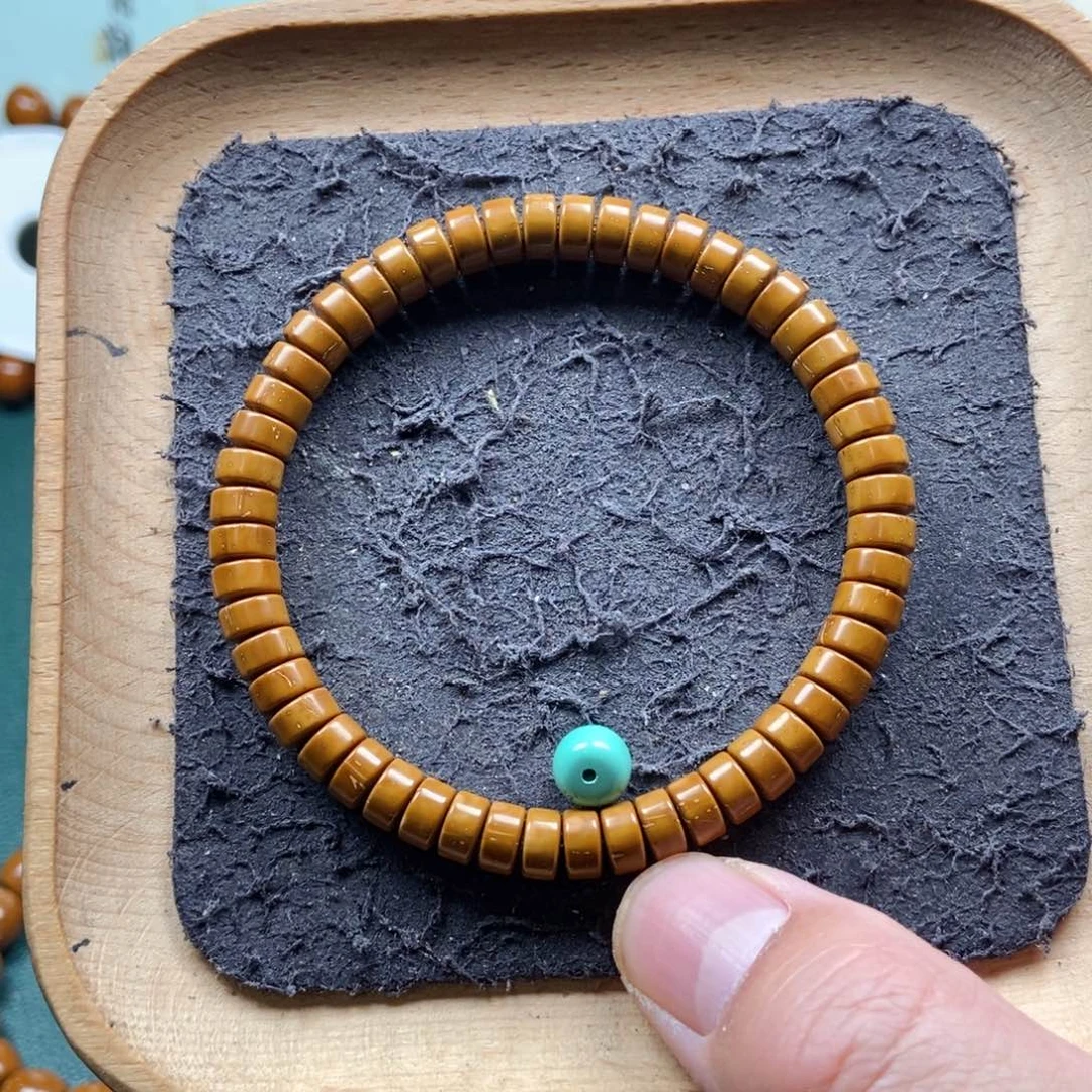 紫金鼠手串7mm精品实心鼠片