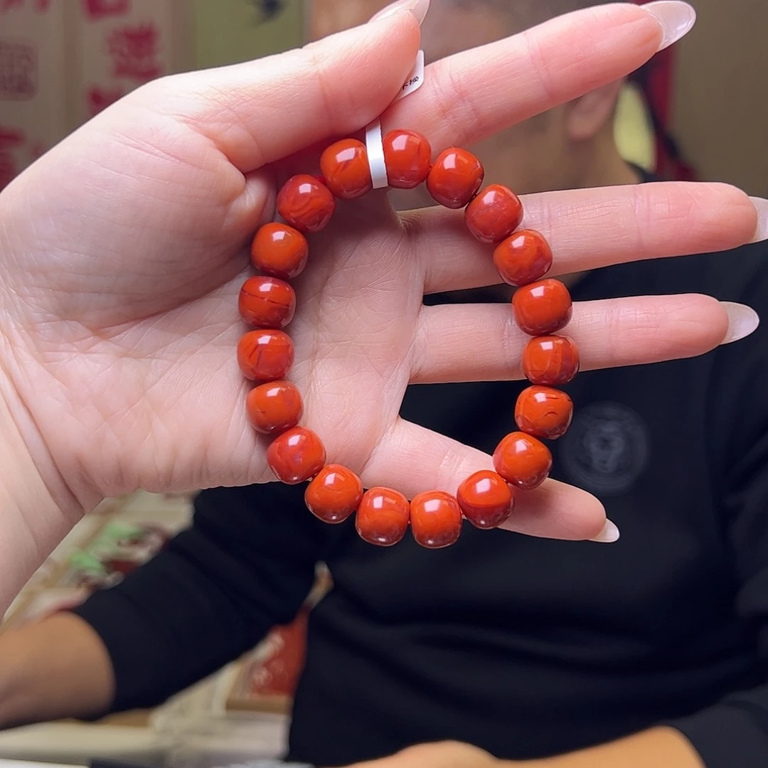 南红玛瑙未镶嵌11mm老型手串