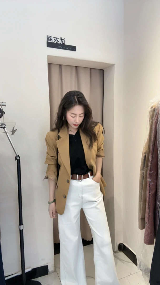 （拉萨发货）女士春秋款洋气韩版宽松小个子休闲西装外套