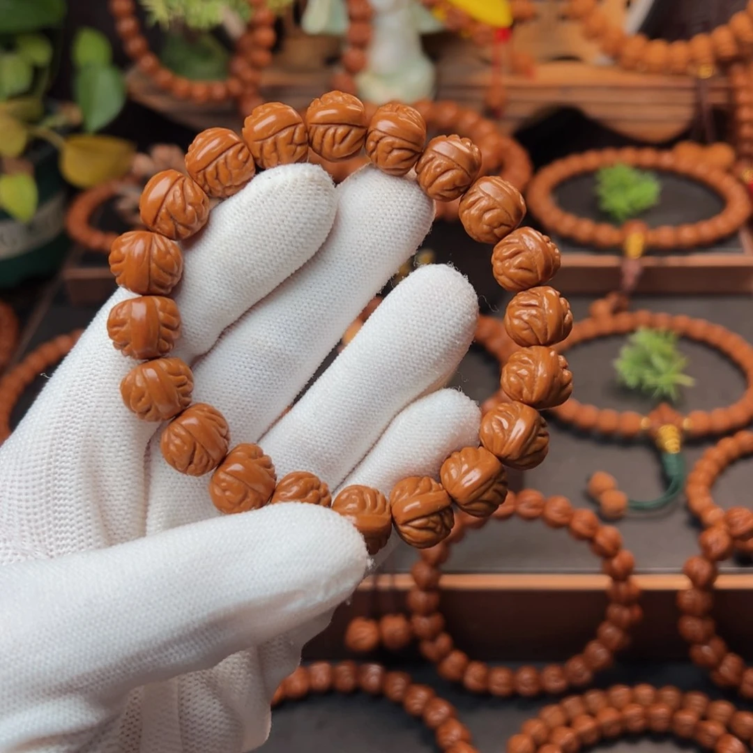 吊坠桃核1.3小金豆手串