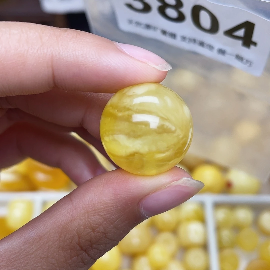 蜜蜡未镶嵌珠宝奇石粉19.4
