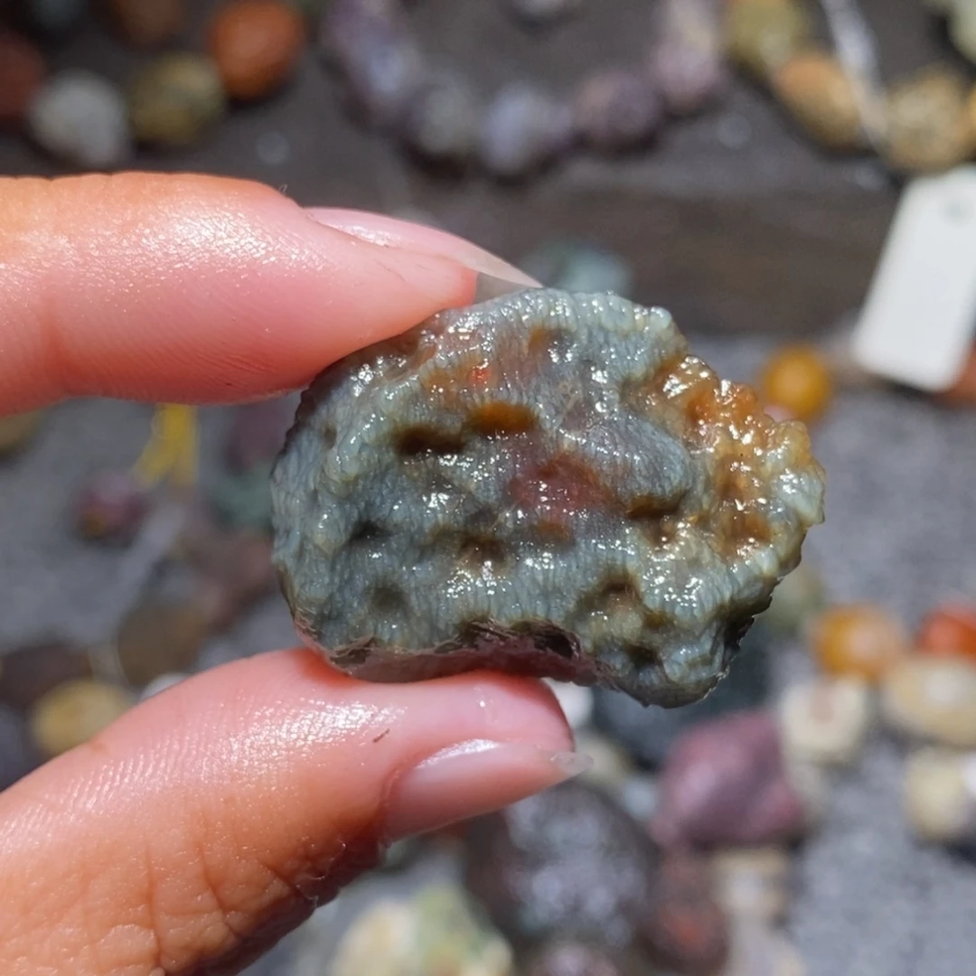 未镶嵌玛瑙/玉髓珠宝半成品