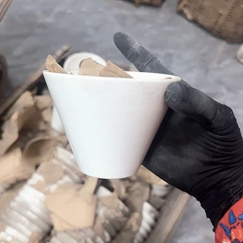 瓷片国营厂库存微瑕10厘米